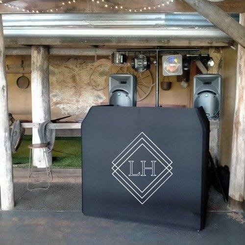 DJ Lance Halls setup at Yandina Station